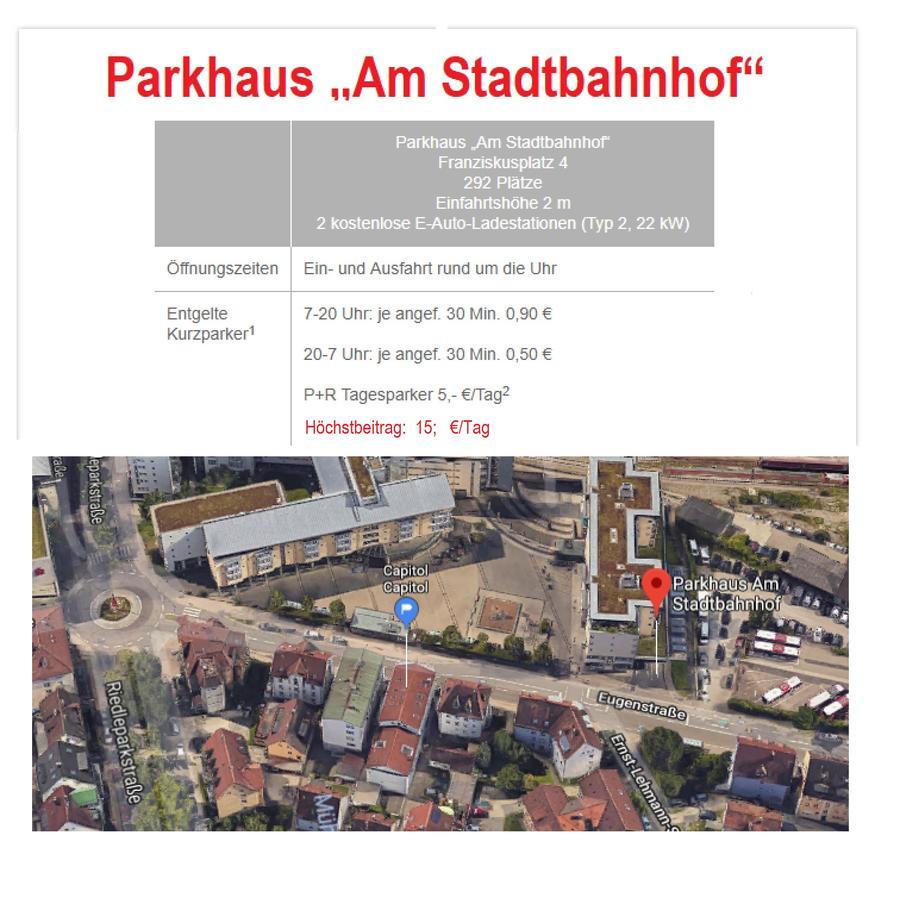 Hotel Capitol Zentrum - 24H - Friedrichshafen Eksteriør bilde